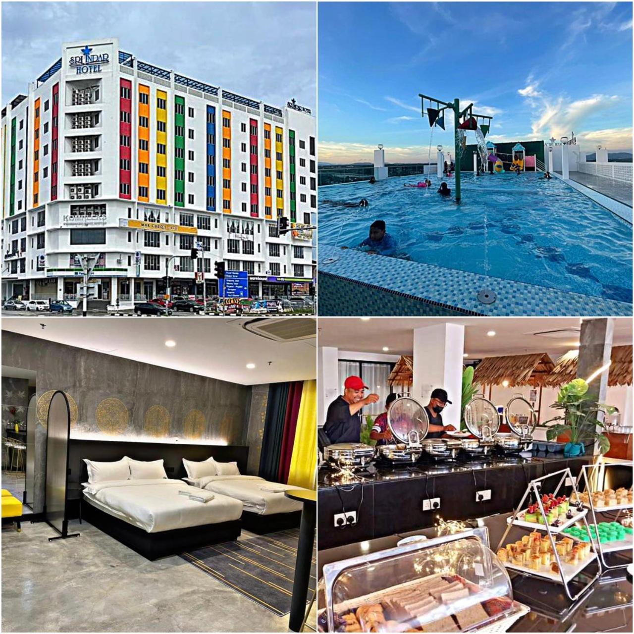 Sri Indar Hotel & Suites Parit Buntar Exterior photo